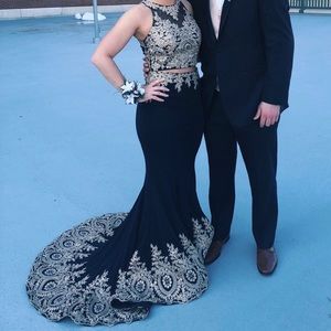 Two Piece Prom Dress